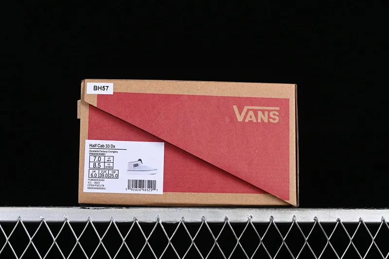 All categories Vans Vans series Vans Mid Vans China Vans Half Cab 33 DX Anaheim series Gray retro casual skate shoes VN0A5KX68EI